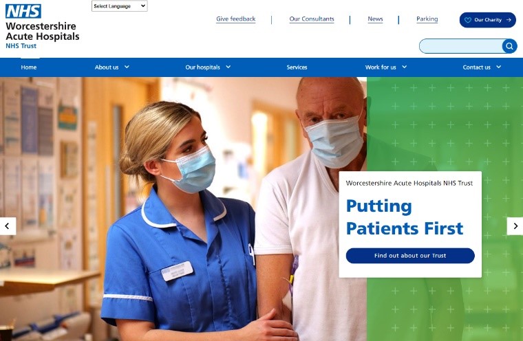 Reimagining And Rebuilding A New Website For Worcestershire Acute ...